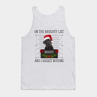 On The Naughty List, And I Regret Nothing Tank Top